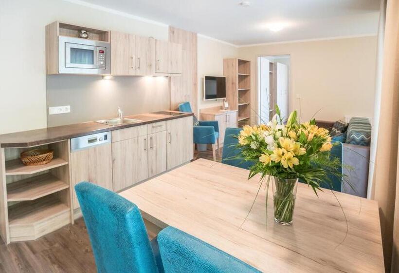 带2个卧室的公寓, Akzent Apartmenthotel Residenz