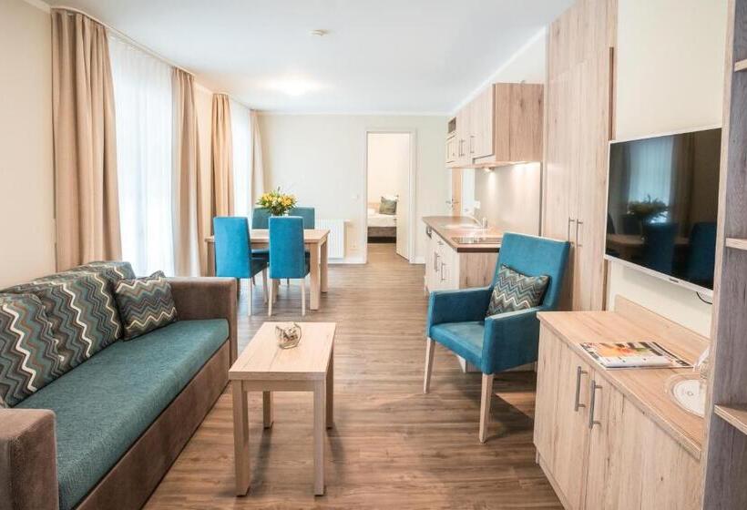 شقة غرفة واحدة مطلة على الحديقة, Akzent Apartmenthotel Residenz