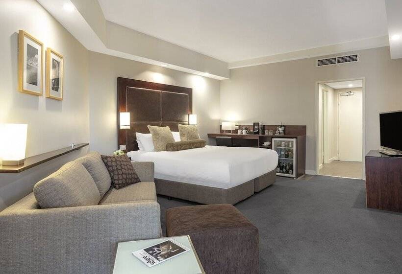 디럭스 인테리어 룸, Amora Hotel Riverwalk Melbourne