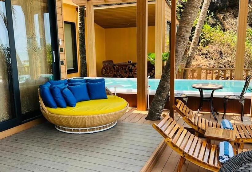 Вилла с 1 спальней и бассейном, Cola Goa Beach Resort