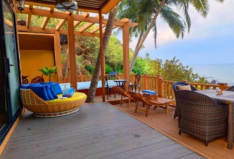 Вилла с 1 спальней и бассейном, Cola Goa Beach Resort