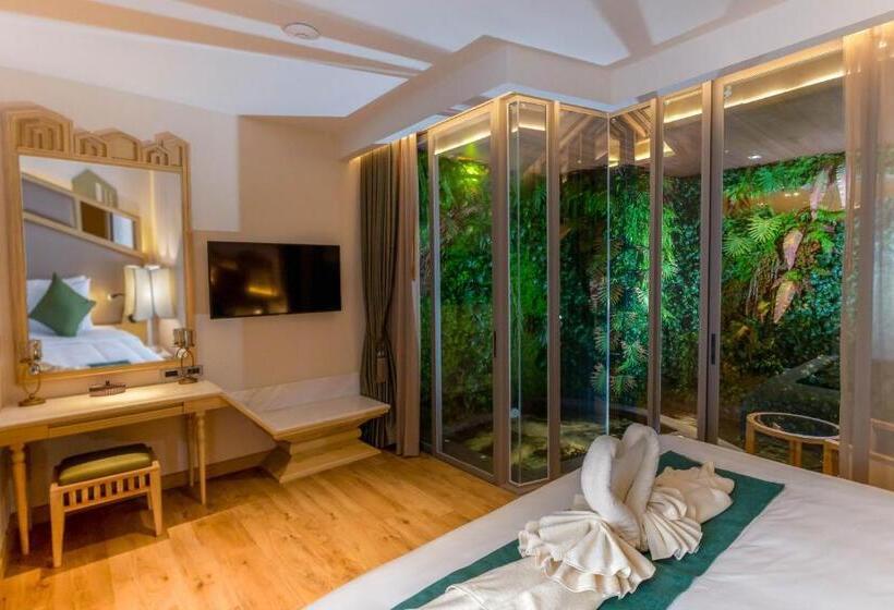 带花园景观的标准工作室, W1bangkoknoi