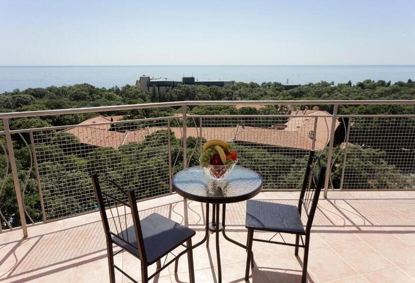 Quarto Standard Vista Mar Lateral com Sacada, Elena Hotel And Wellness   All Inclusive
