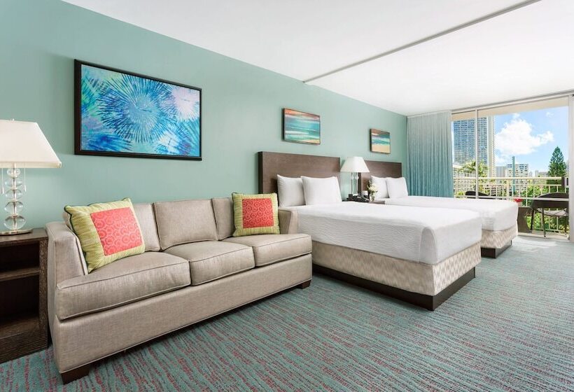 주니어 스위트 발코니, Courtyard By Marriott Waikiki Beach