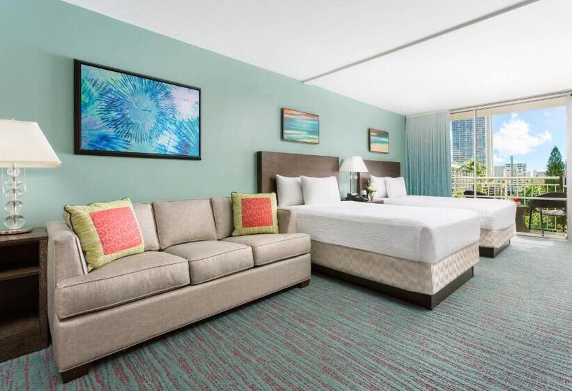 주니어 스위트 발코니, Courtyard By Marriott Waikiki Beach