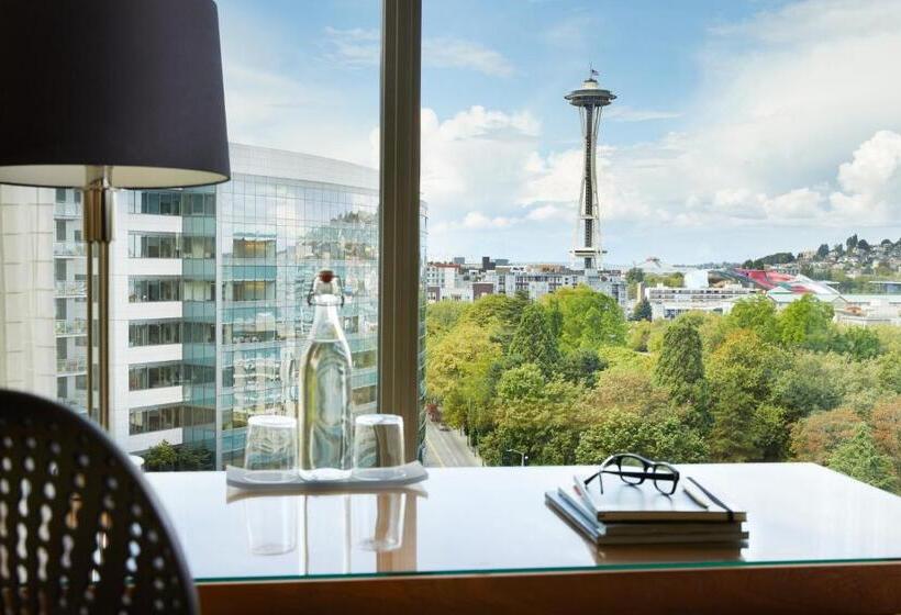 带大床的套房, Denny Park Hotel Seattle