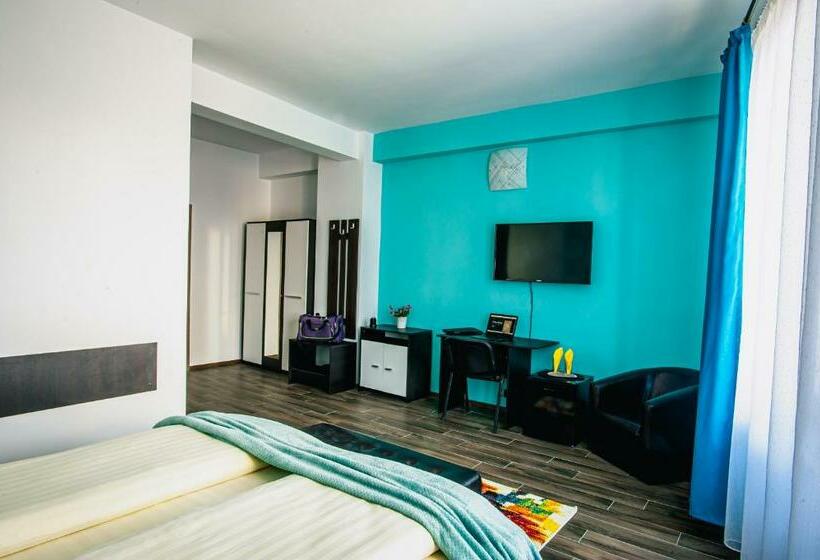 디럭스 룸 킹사이즈 침대, Colors Residence