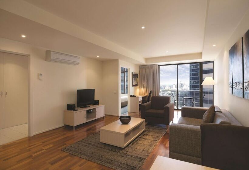 1침실 아파트 도시 전망, Oaks Melbourne On Lonsdale Suites