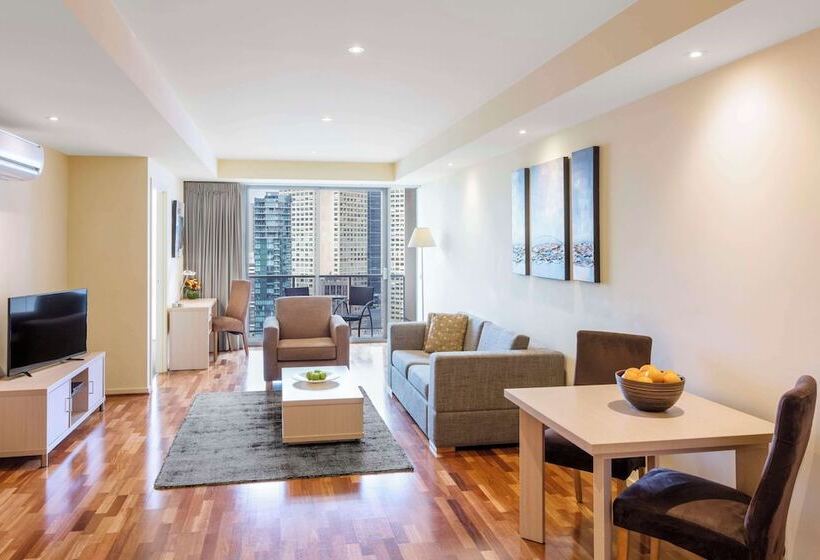 1침실 아파트 도시 전망, Oaks Melbourne On Lonsdale Suites