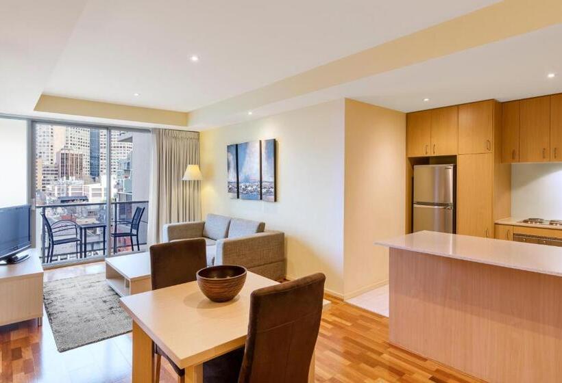 침실 2개 아파트, Oaks Melbourne On Lonsdale Suites