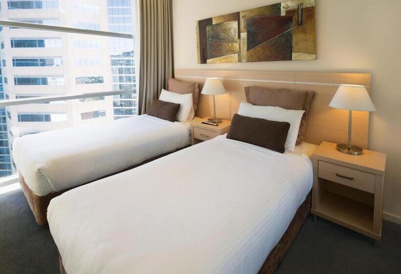 침실 3개 아파트, Oaks Melbourne On Lonsdale Suites