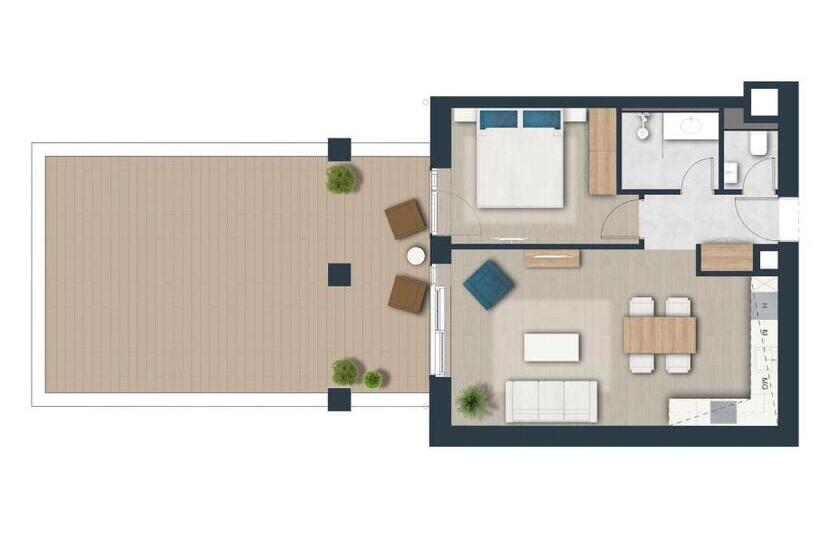 Апартаменты Superior 1 Спальня, Balalake Resort