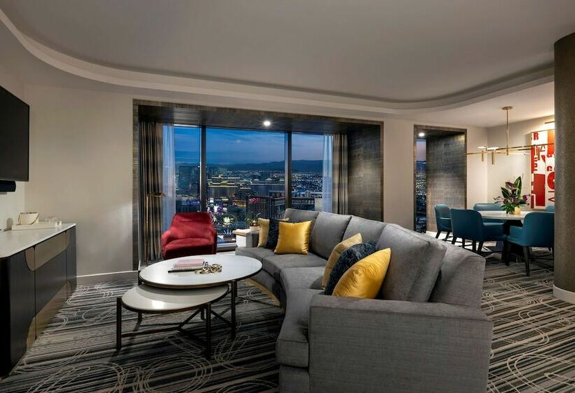 침실 2개 스위트, Conrad Las Vegas At Resorts World
