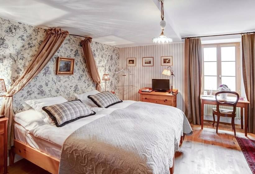 带山景的复式房间, Hôtel Bella Tola & Spa