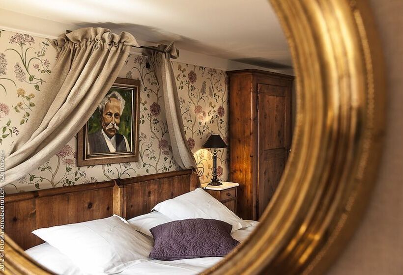 带山景的复式房间, Hôtel Bella Tola & Spa