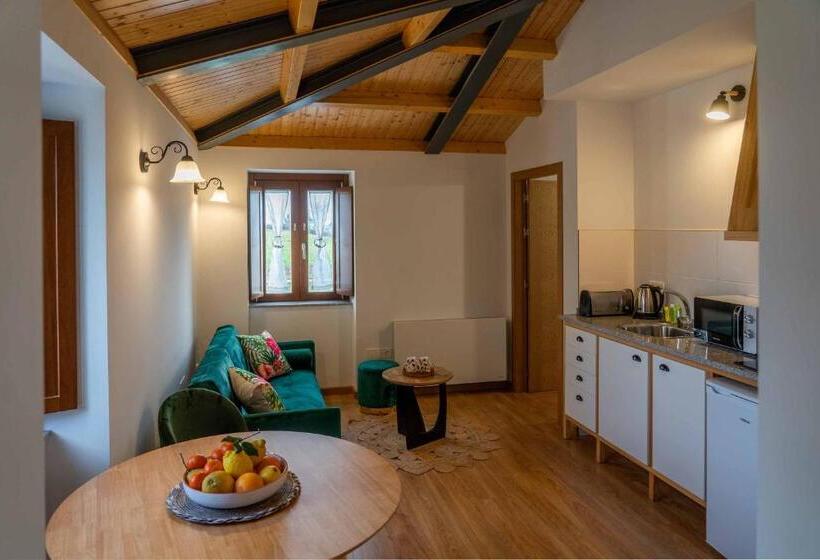 Апартаменты 1 Спальня Вид на Сад, O Viso Ecovillage   Hotel Ecologico Vegano