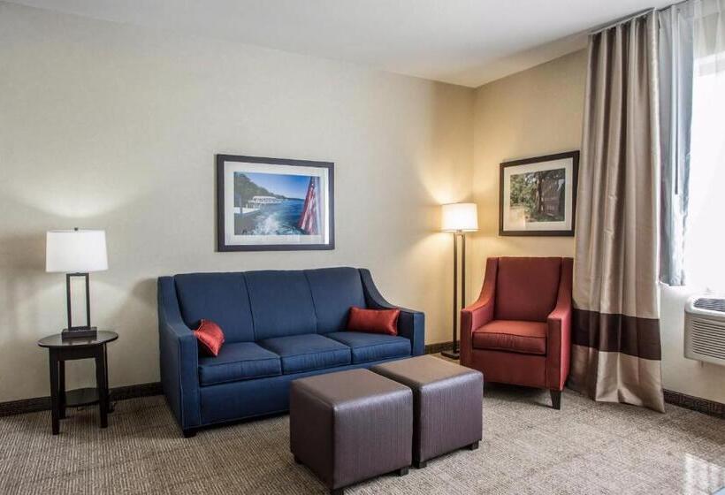 Люкс Кровать Кинг, Comfort Suites Lake Geneva East