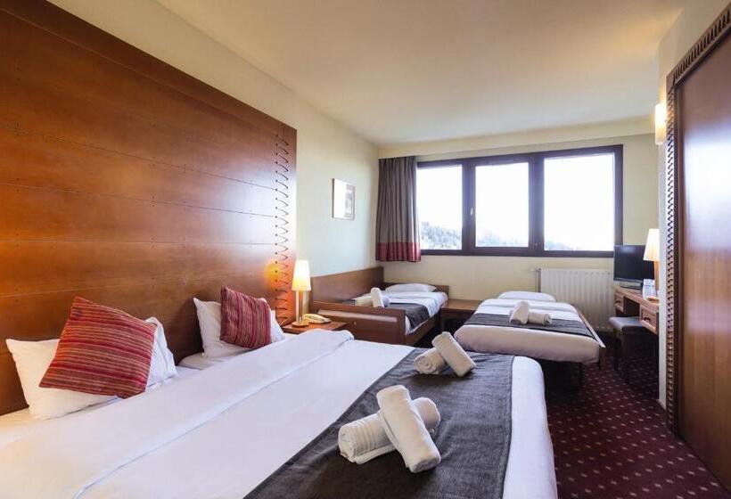 Четырехместный Номер Классик, Hôtel La Plagne Le Terra Nova