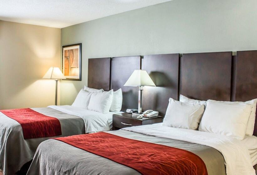 Номер Стандарт 2 Двуспальные Кровати, Quality Inn Raleigh Downtown