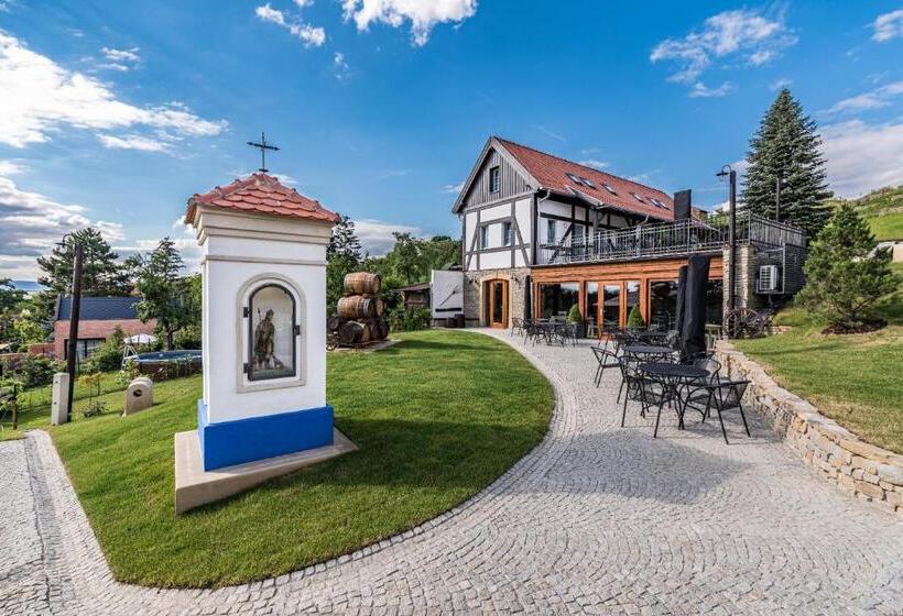 آپارتمان 1 خوابه با چشم‌انداز استخر, Apartmány Sklepy Mařatice