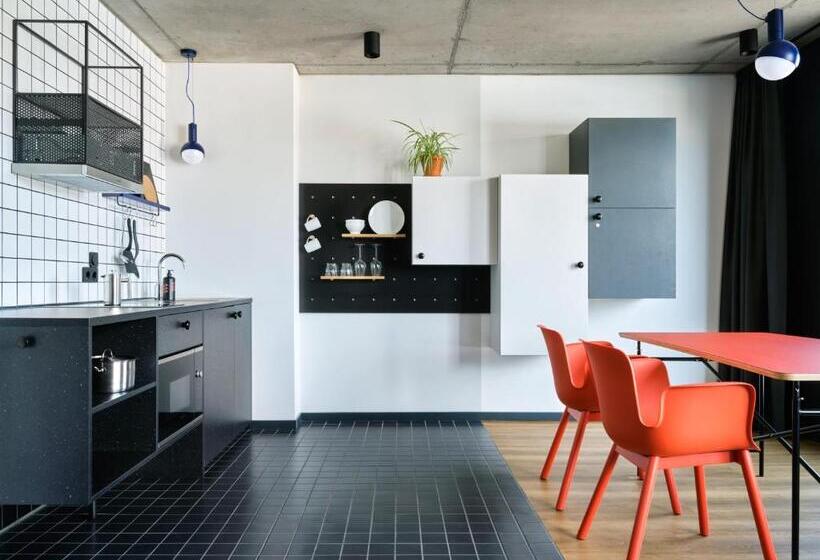 Апартаменты 1 Спальня с Балконом, Stayery Frankfurt Sachsenhausen