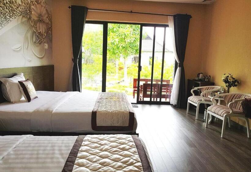 اتاق استاندارد با چشم‌انداز باغ, Sang Như Ngọc Resort