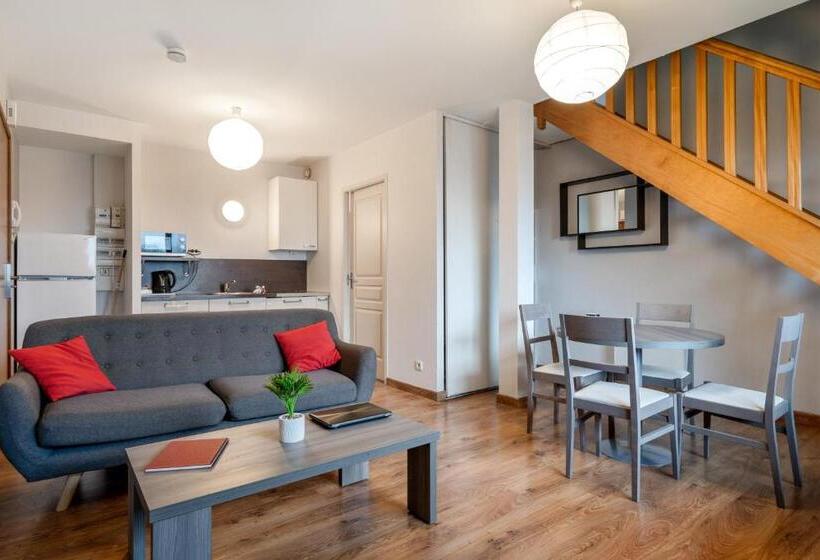 Апартаменты 2 Спальни, Zenitude Hôtel Résidences Nantes Métropole
