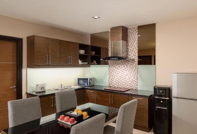 침실 2개 아파트, Grand City Hall Hotel & Serviced Residences