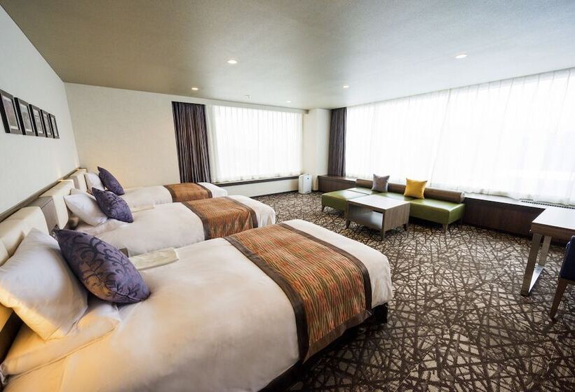 디럭스 4인 룸, Mystays Sapporo Nakajima Park