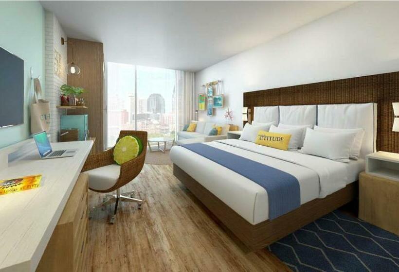 带大床的标准间, Margaritaville Hotel Nashville
