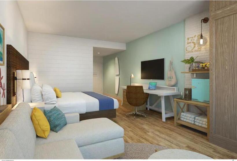 带大床的豪华间, Margaritaville Hotel Nashville