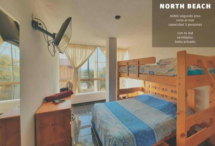 Трехместный Номер Deluxe Вид на Море, Casa Norte North Beach