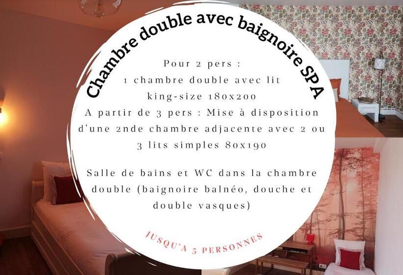 Номер Стандарт с Гидромассажем, Le Relais Des Roses  Chambres D Hôtes