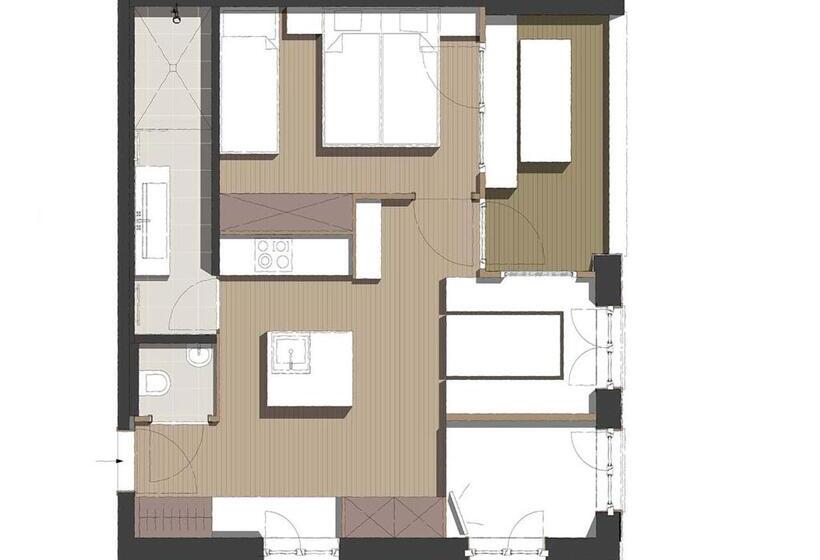 Apartamento 1 Dormitório, Berghaus Schröcken   Hotel Apartments Spa