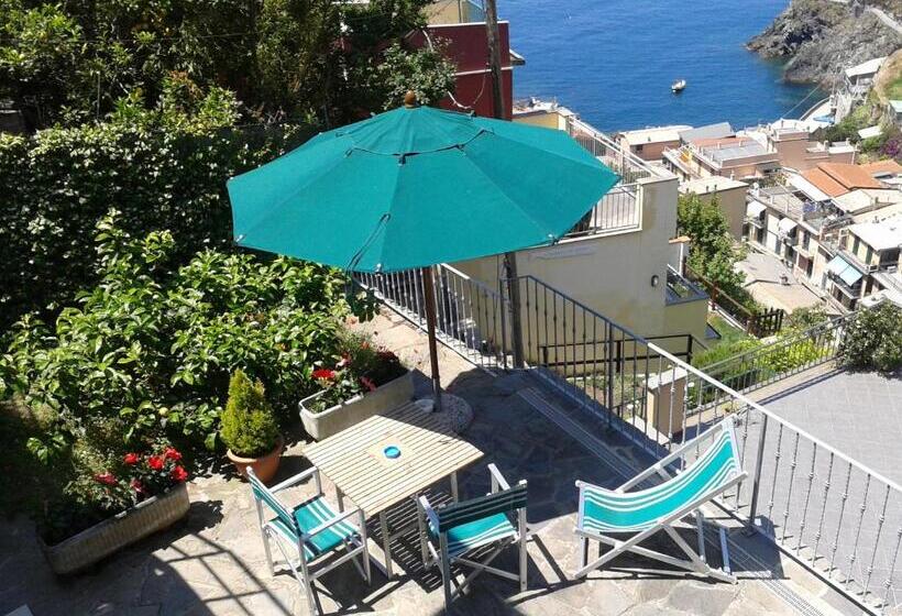Номер Стандарт с Террасой, Aria Di Mare, Manarola   Camere Con Vista Mare!