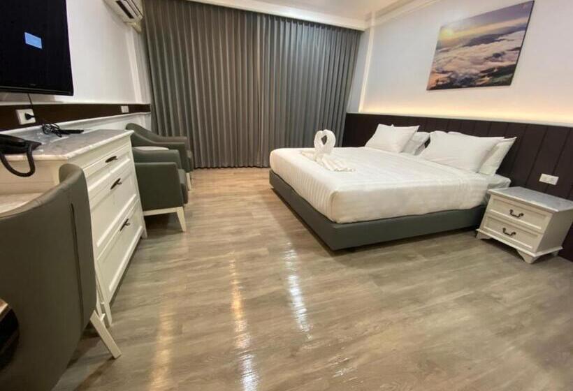 Номер Superior Кровать Кинг, Grandview Landmark Betong