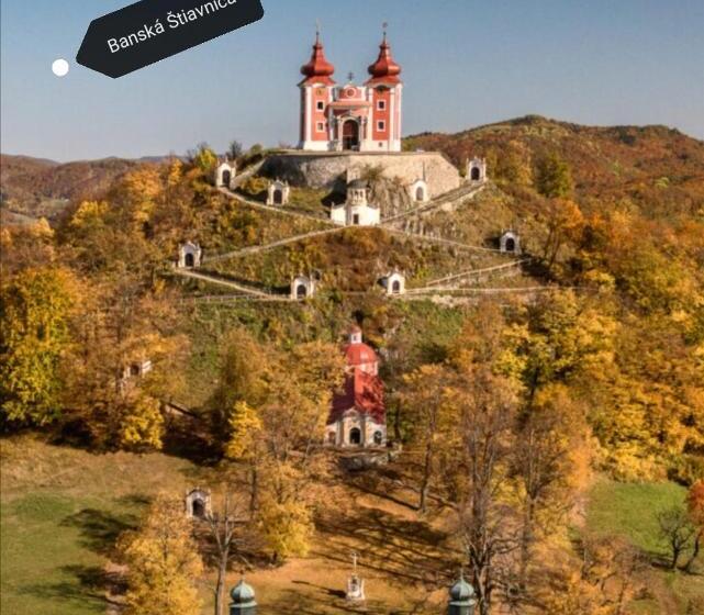 带1个卧室的带阳台的公寓, Apartmány Podlavice