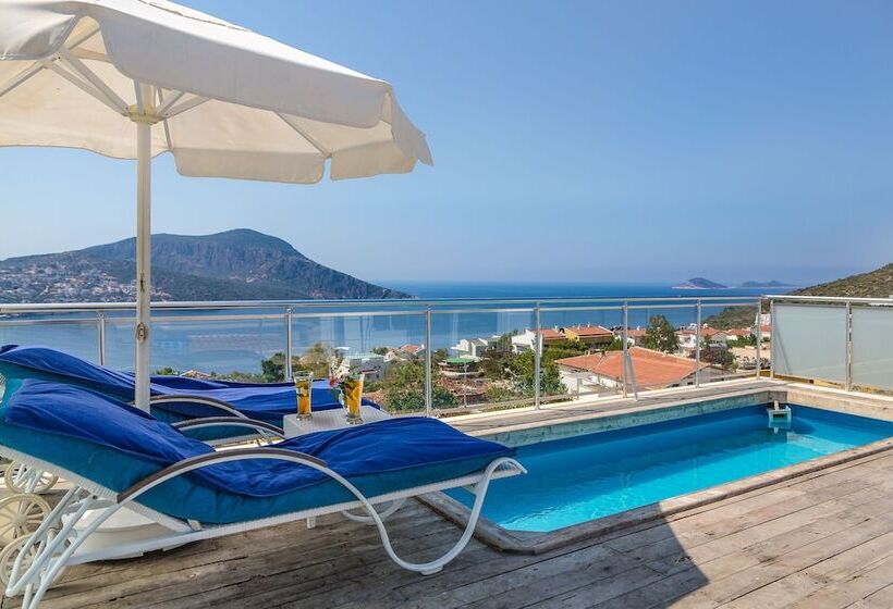 اتاق لوکس با چشم‌انداز دریا, Kalkan Oasis Hotel   Adults Only