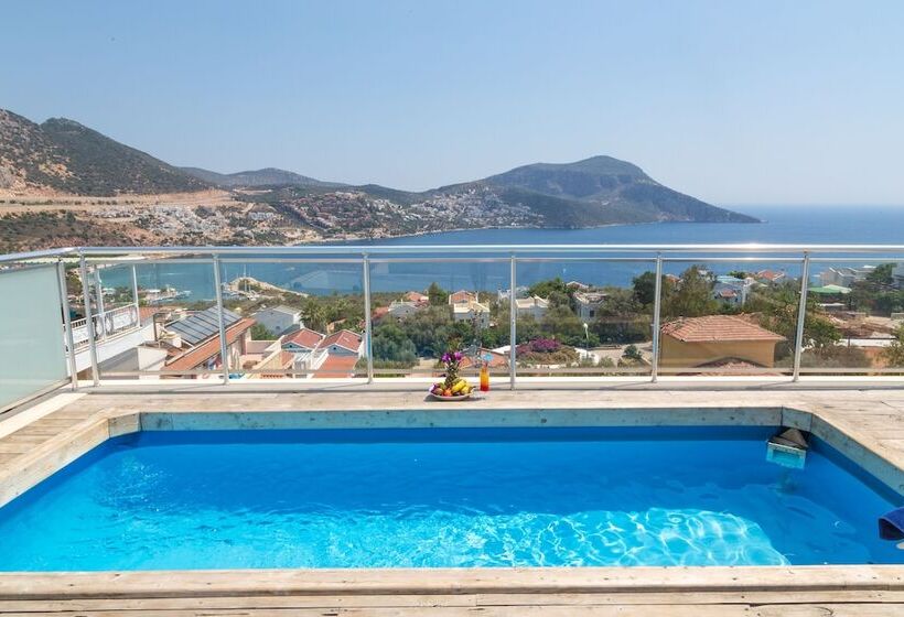 اتاق لوکس با چشم‌انداز دریا, Kalkan Oasis Hotel   Adults Only
