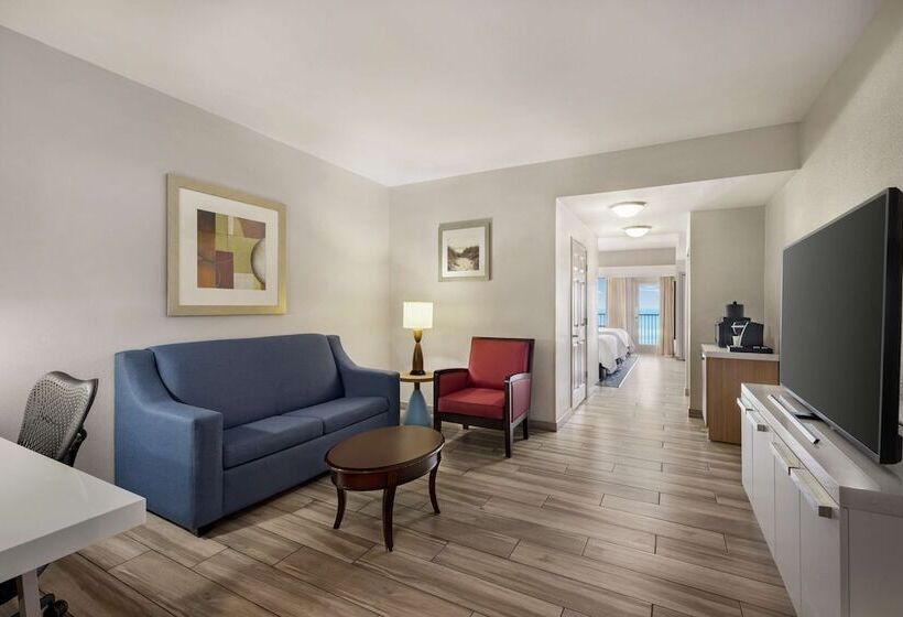 Junior Suite Aangepast voor Gehandicapten, Hilton Garden Inn South Padre Island Beachfront