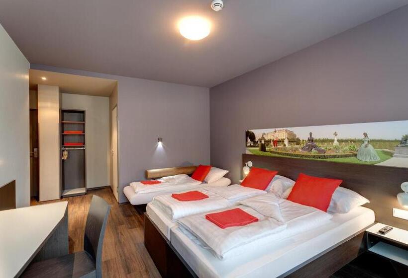 스탠다드 트리플 룸, Meininger Hotel Wien Downtown Sissi