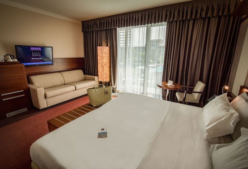 Трехместный Номер Стандарт Вид на Бассейн, Aqualux Hotel Spa Suite & Terme