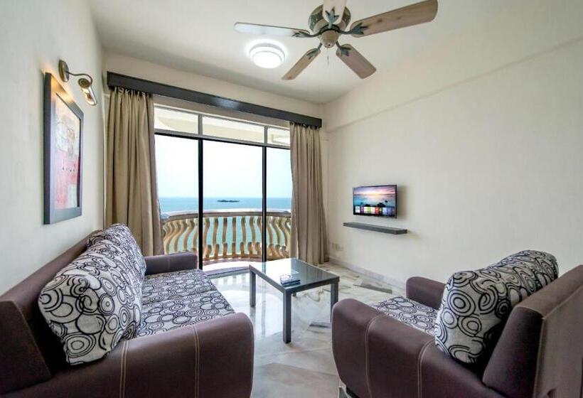 침실 3개 바다 전망 아파트, Glory Beach Resort