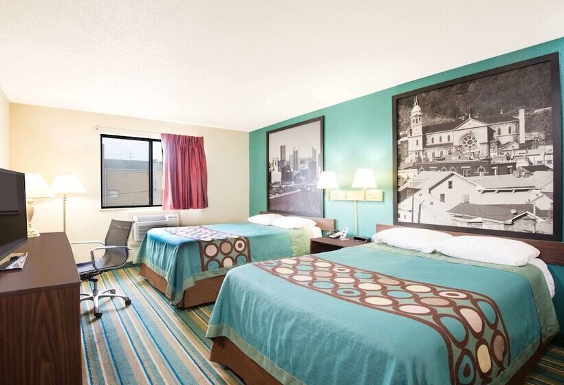 Номер Стандарт 2 Двуспальные Кровати, Super 8 By Wyndham Pittsburgh Pa Airport University Area