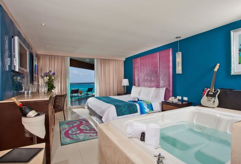 Cameră Deluxe Pat King Size, Hard Rock Hotel Cancun   All Inclusive