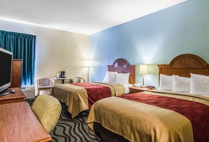 Номер Стандарт 2 Двуспальные Кровати, Econo Lodge Darien