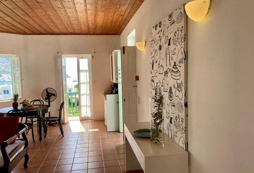带1个卧室的高级公寓, Alkyonis Villas