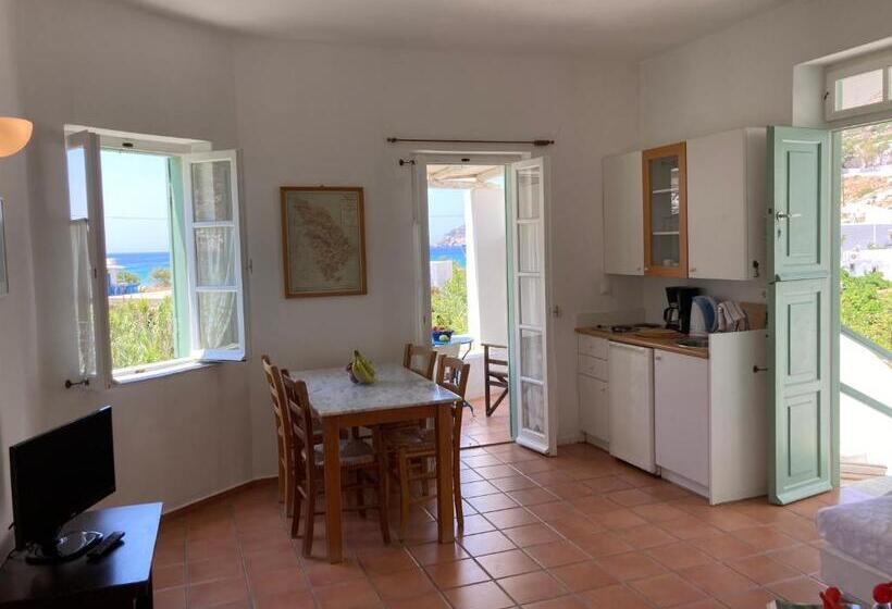 带1个卧室的带海景的公寓, Alkyonis Villas