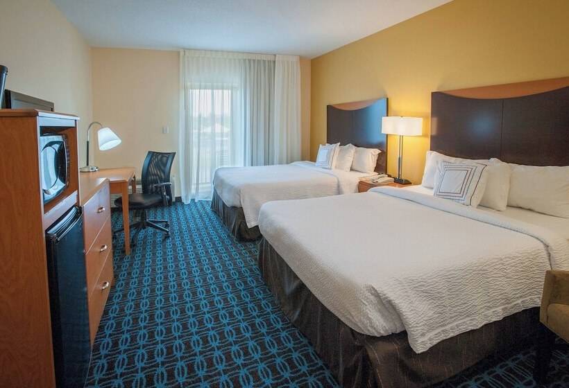２ダブルベッドのスタンダードルーム, Fairfield Inn & Suites Orange Beach