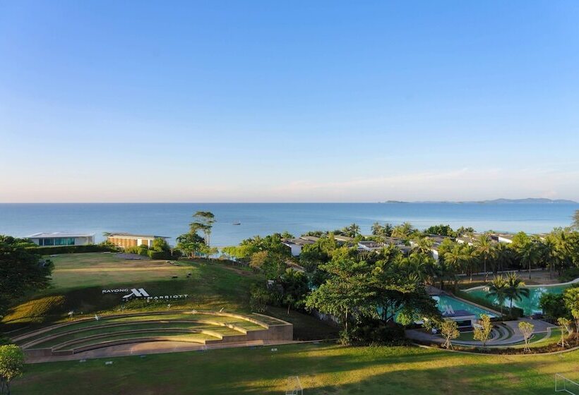 اتاق استاندارد با تخت دوبل و چشم‌انداز دریا, Rayong Marriott Resort & Spa